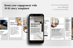 Real Estate IG Canva Story Template Product Image 2