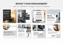 Social Media Posts For Real Estate | Modern Real Estate Product Image 5
