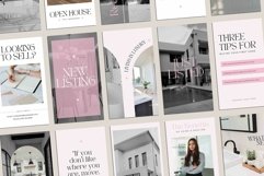 Instagram templates for real estate agents, customizable in Canva