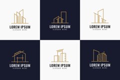 Real Estate Minimalist Line Logo Templates Product Image 1