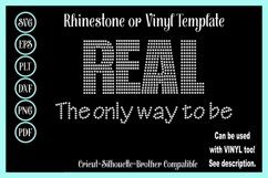 REAL Rhinestone or Vinyl SVG Shirt Template Product Image 1