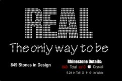 REAL Rhinestone or Vinyl SVG Shirt Template Product Image 2