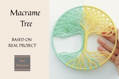 Dual Color Macrame Tree PNG Clipart Product Image 2