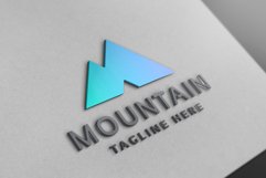 Mountain Letter M Pro Branding Logo Product Image 4