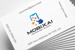 Mobile Artificial Intelligence Logo Product Image 1