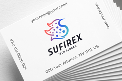 Modern Tech &amp; Fire Letter S Logo Product Image 1