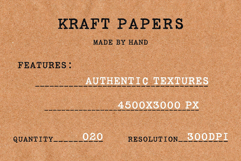 Realistic Kraft Paper Textures Product Image 1