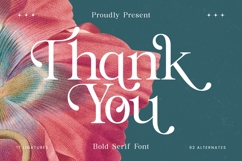 Realistic Nature - Bold Serif Font Product Image 20