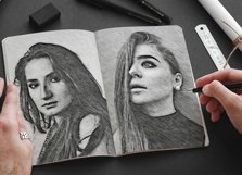 Pencil Sketch Portrait PS Action Product Image 4