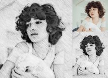 Pencil Sketch Portrait PS Action Product Image 5