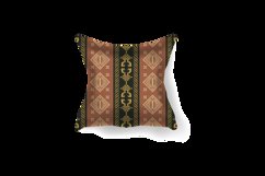 Realistic pillow mockup with ethnic traditional batik patter Product Image 2