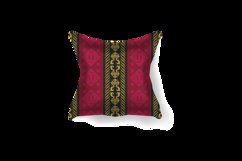 Realistic pillow mockup with ethnic traditional batik patter Product Image 2