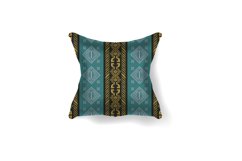 Realistic pillow mockup with ethnic traditional batik patter Product Image 1