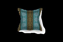 Realistic pillow mockup with ethnic traditional batik patter Product Image 2