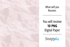 Realistic Pink Wrinkled Digital Paper Background Product Image 5