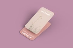 Realistic Rounded Card and Holder Mockup Product Image 2