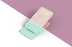 Realistic Rounded Card and Holder Mockup Product Image 3