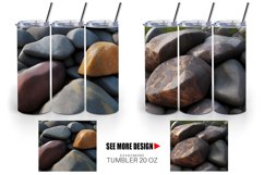 Realistic Stone texture Tumbler Sublimation Wrap Product Image 6
