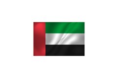Realistic UAE nation flag design vector Product Image 1