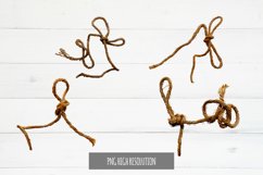 Realistic Vintage Rope Clipart - Scrapbook Embellishment Product Image 1