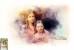 Realistic Watercolor Portrait Art Product Image 2