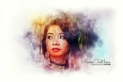Realistic Watercolor Portrait Art Product Image 8