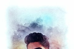 Realistic Watercolor Portrait Art Product Image 10