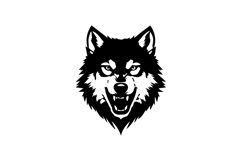 Realistic Wolf Head Logo Design Product Image 1