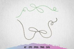 Realistic Christmas Color Scheme Strings Product Image 1