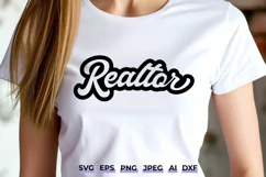 Realtor Shirt SVG - Real Estate Agent Retro Cricut Design Product Image 1