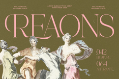 Reaons - Elegant Thin Serif Font Product Image 1