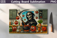 Funny Vegetables Cutting Board | Reapers Kitchen Board Product Image 5