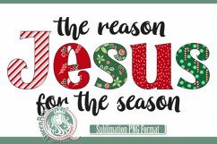 Jesus The Reason For The Season Sublimation Product Image 2