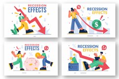 10 Recession Effects Illustration Product Image 2