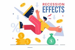 10 Recession Effects Illustration Product Image 4