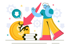 10 Economic Recession Effects Illustration Product Image 4