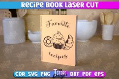 Recipe Book | Book Cover | Cookbook Recipes | Wooden Binder Product Image 1