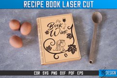 Recipe Book | Book Cover | Cookbook Recipes | Wooden Binder Product Image 1