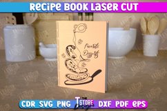 Recipe Book | Book Cover | Cookbook Recipes | Wooden Binder Product Image 1