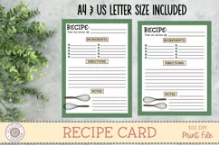 Recipe Card - Recipe Page - Printable Recipe Card Template Product Image 3