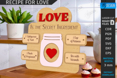Valentine’s Day Boards Laser Cut Bundle|Recipe for Love SVG Product Image 12