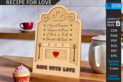 Valentine’s Day Boards Laser Cut Bundle|Recipe for Love SVG Product Image 3