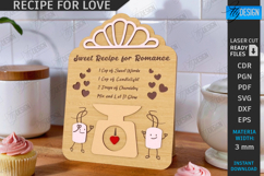 Valentine’s Day Boards Laser Cut Bundle|Recipe for Love SVG Product Image 7