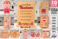 Valentine’s Day Boards Laser Cu Bundlet|Recipe for Love SVG Product Image 1