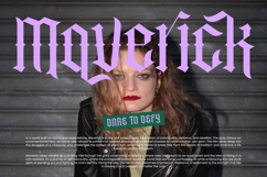 Recoil Backlash - Stylish Blacklatter Font Product Image 10