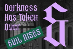 Recoil Backlash - Stylish Blacklatter Font Product Image 11