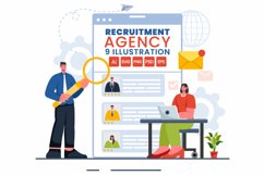 9 Recruitment Agency Illustration Product Image 1