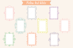 Colored Rectangle Doodle Frames | Hand Drawn Oblong Border Product Image 7
