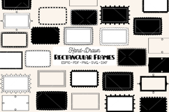 Rectangular Frames | Hand Drawn Border &amp; Decorative Label Product Image 1