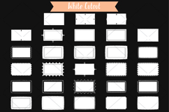 White Rectangular Frames. Hand Drawn Border/ Decorative Labe Product Image 3
